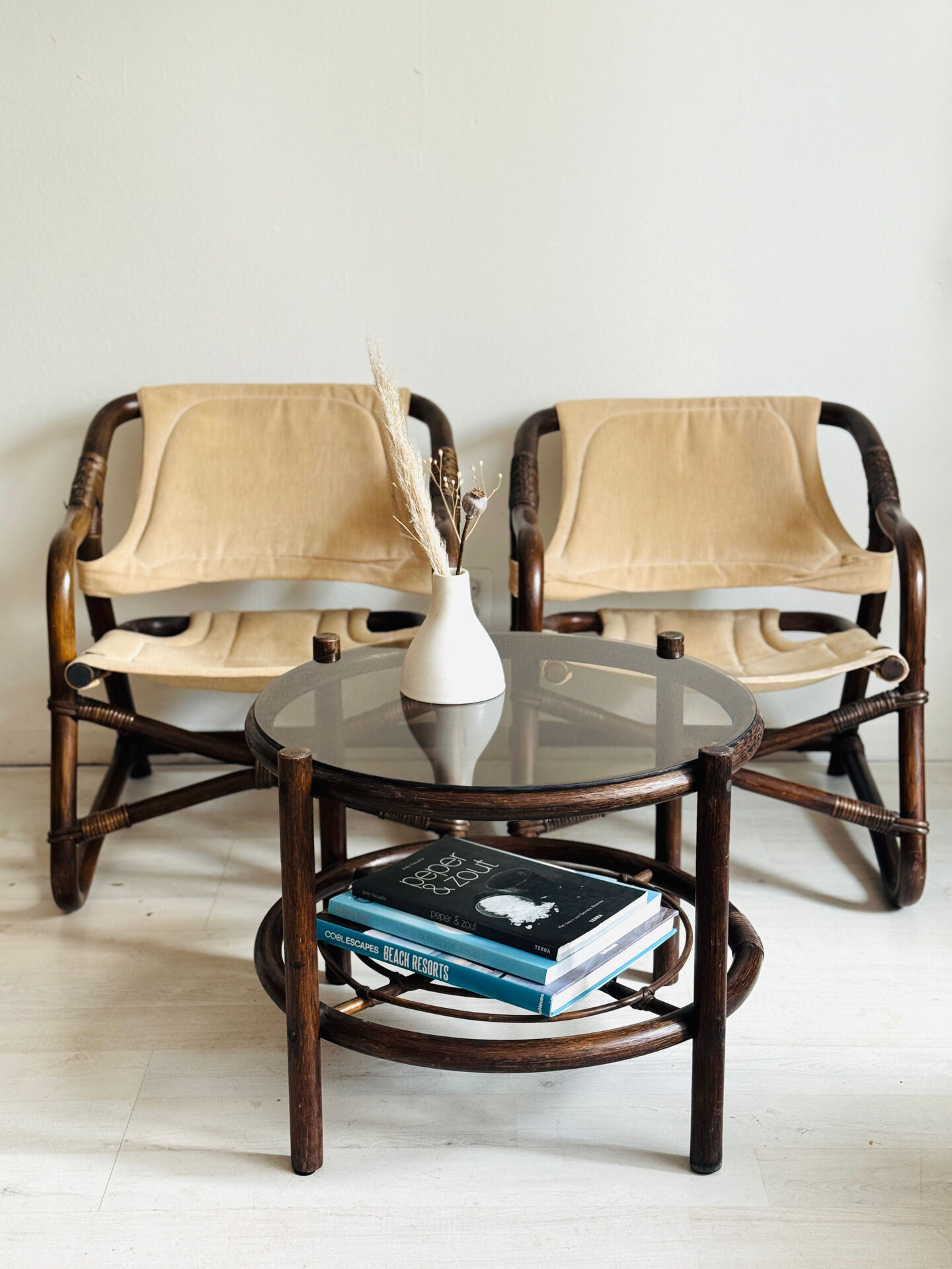 Chaises safari Espri d'Ikea plus table