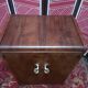 Art deco bar furniture symmetrical walnut veneer