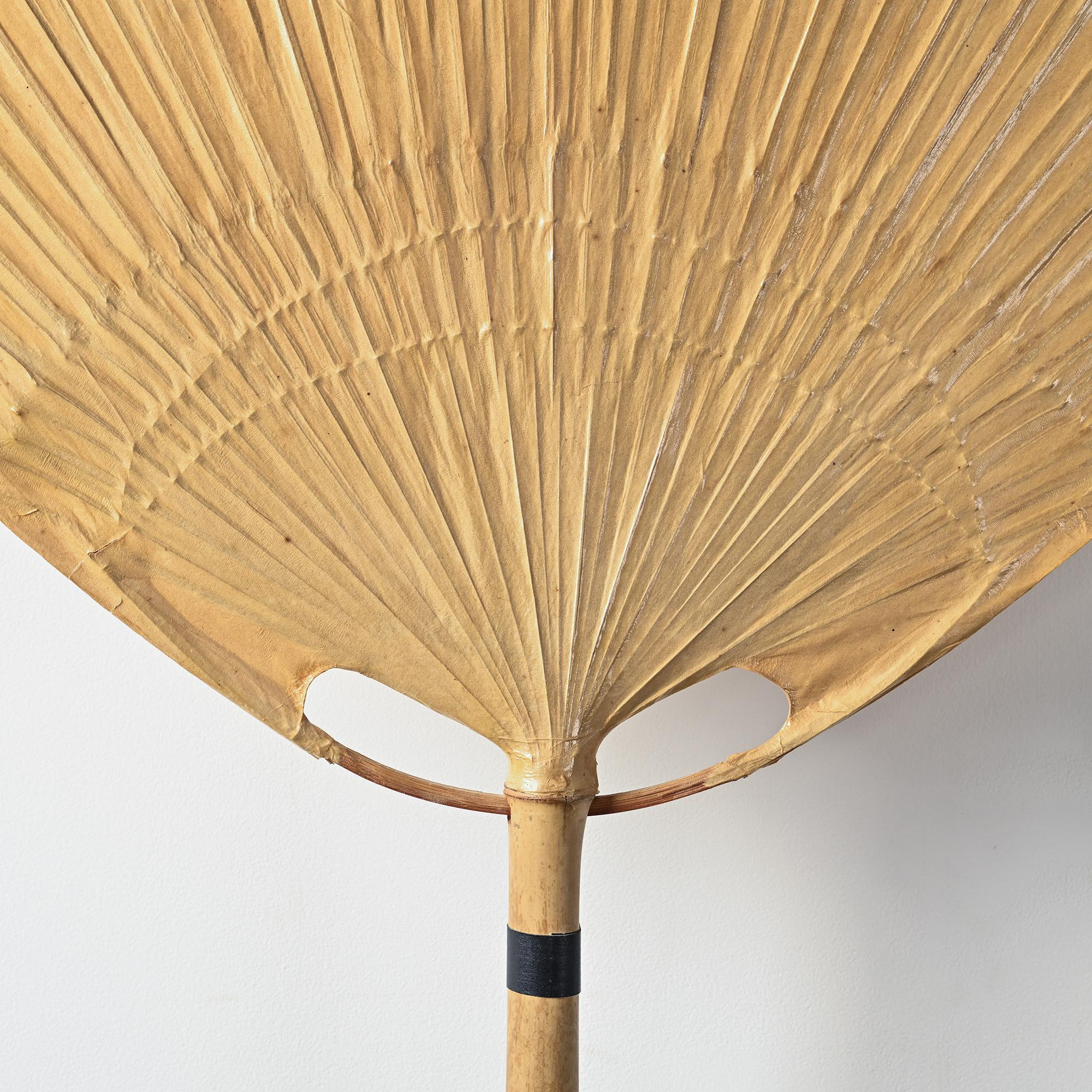 Pair of Uchiwa II wall lights by Ingo Maurer, Design M 1973