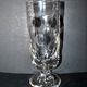 Antique thick cut glass beer mug – 50cl Bock BISTROT 1900 pint