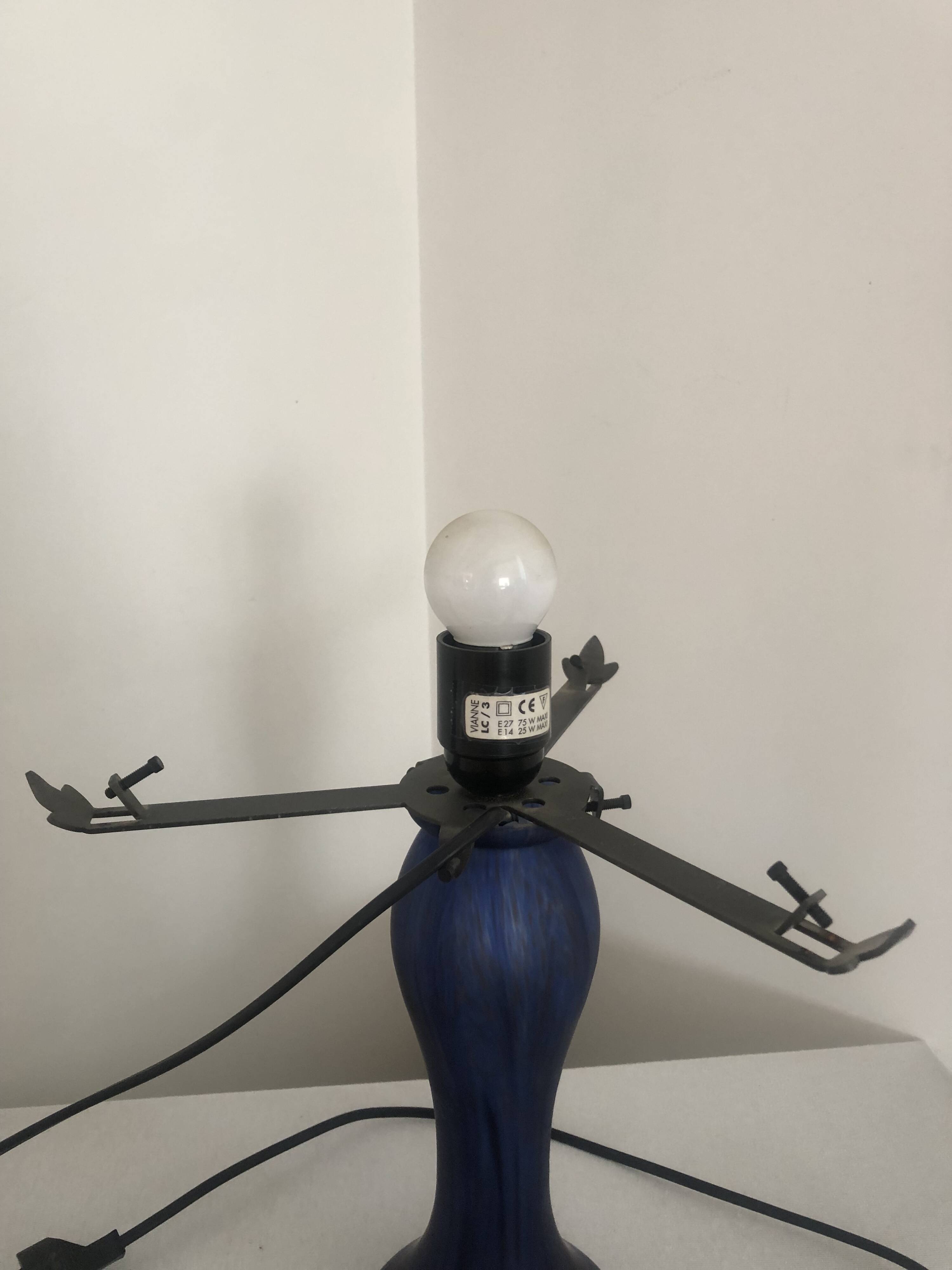 Lampe champignon Verrerie de Vianne
