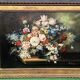 Michele Cicala (1939-1975). Still life signed with flowers in the classic Flemish technique.