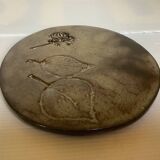 Brown ceramic trivet