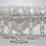 Set of 6 vintage stemware