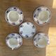 Badonviller Art Deco cups and saucers with “tulip” motif