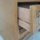 Vintage dresser rattan compass feet