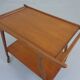 Danish Organic Teak Tea Cart, 1960s