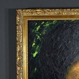 Important Oil on Canvas “La Tahitienne” signed Morillon – 1985