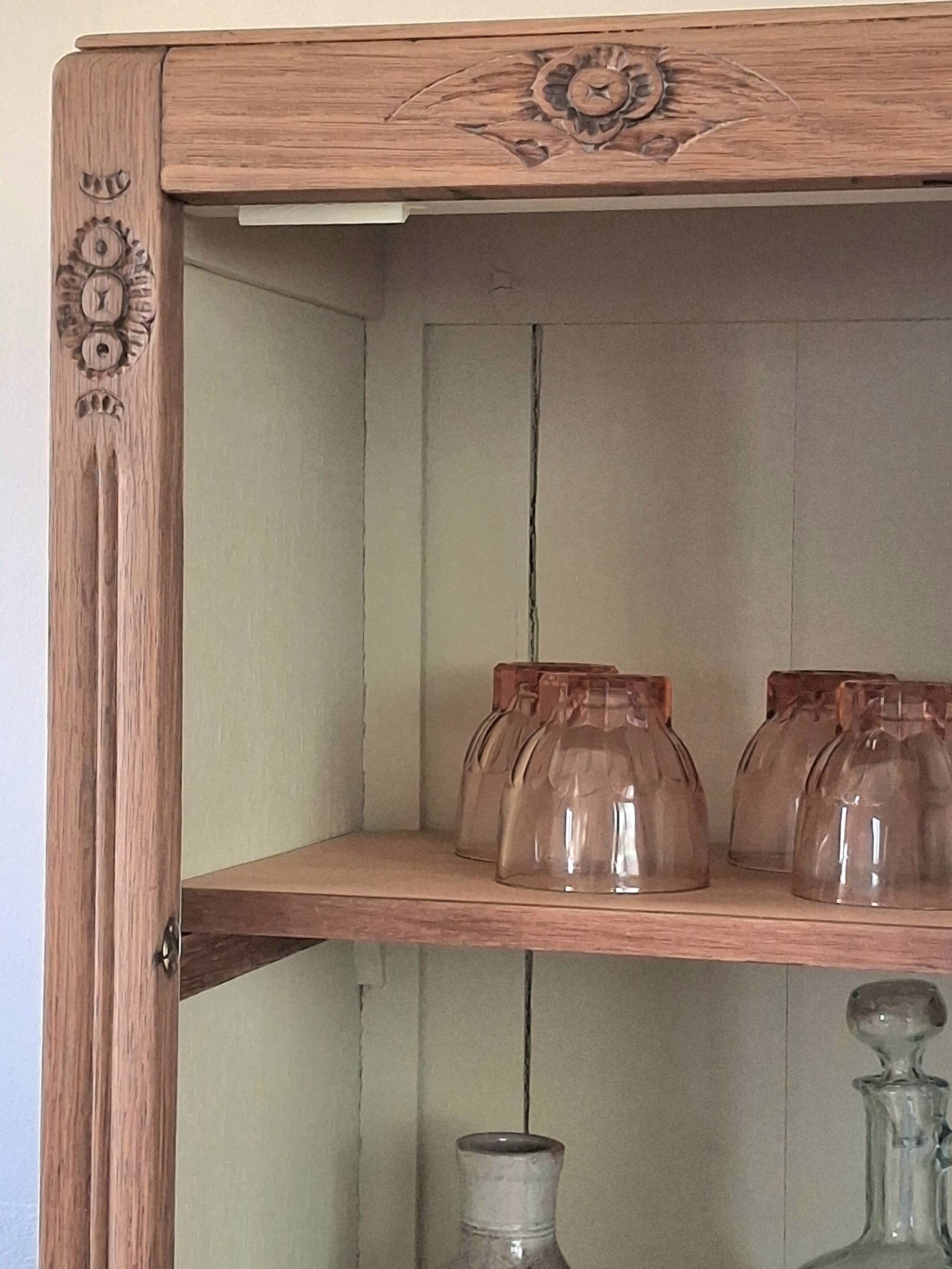 Vitrine Art Déco à poser