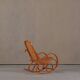 Vintage bentwood rocking chair by Luigi Crassevig, Italy 1970s