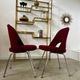 Lot 2 Old conference chairs 72 by Eero Saarinen Knoll International/ Wohnbedarf, 1968