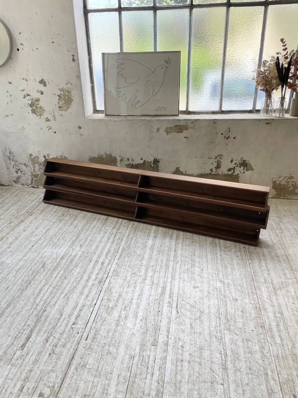 XL wooden wall storage