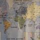 School map / political planisphere and economic planisphere