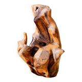 Lamp base in solid Olivier 50's