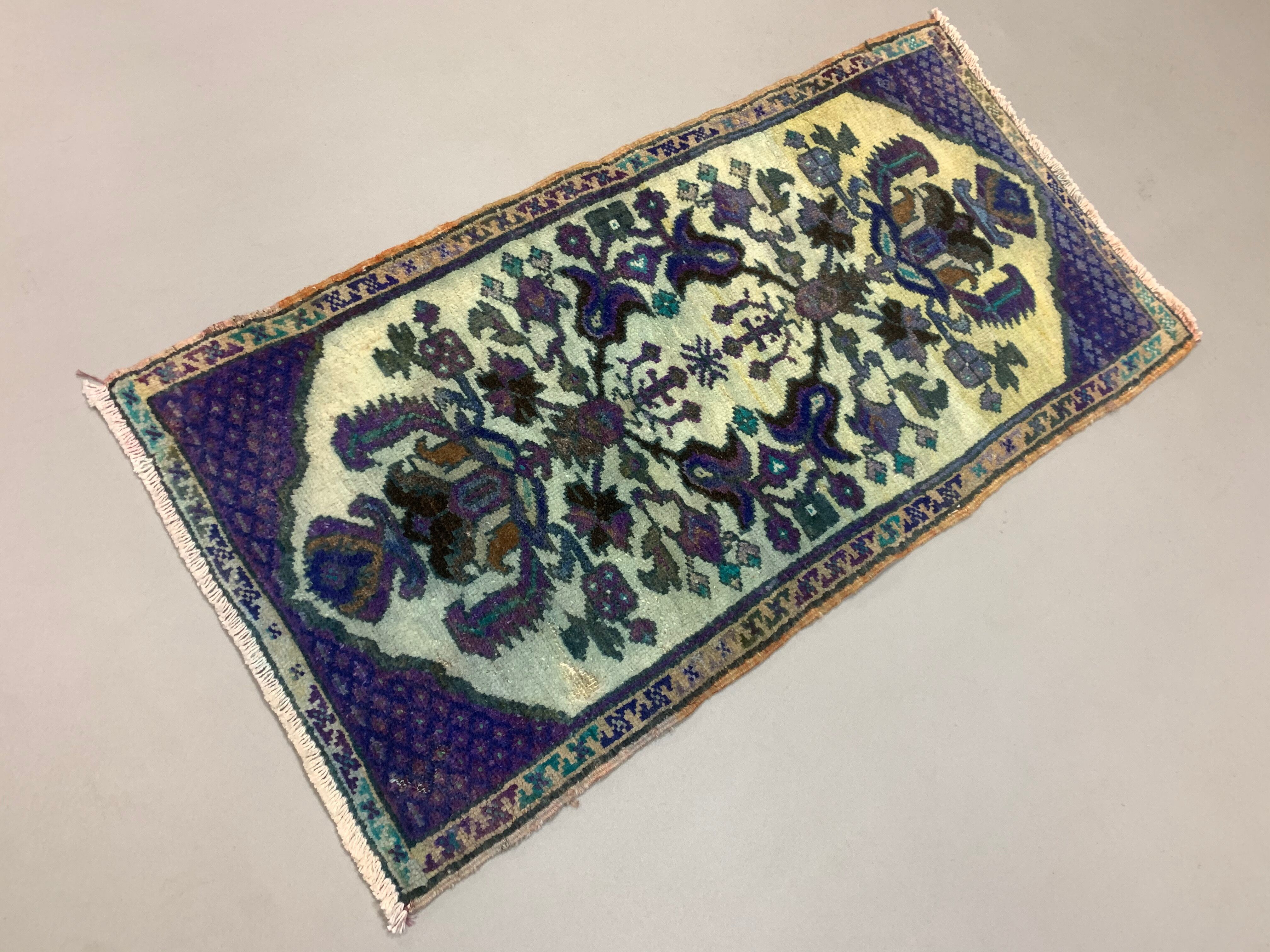 Turkish rug 95x45 cm