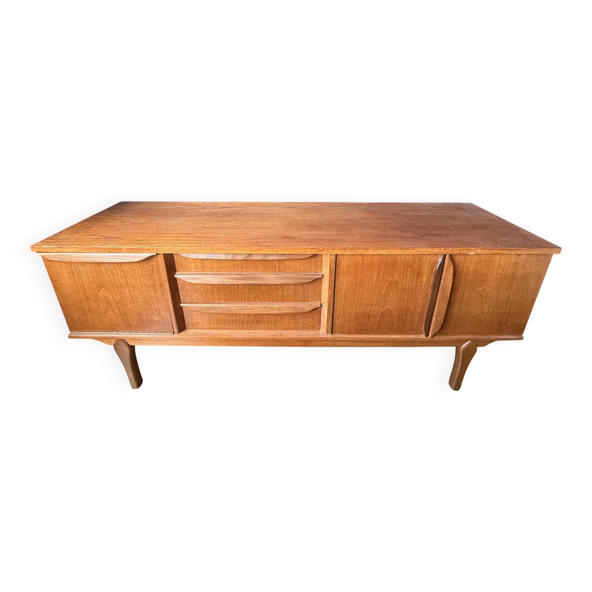Vintage Scandinavian teak enfilade from the 1960s.