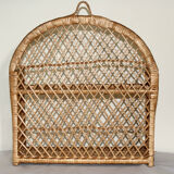 Rattan shelf