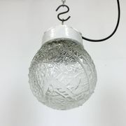 Vintage White Porcelain Pendant Light, 1970s