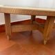 Coffee table in oak and ceramic by GUILLERME ET CHAMBRON
