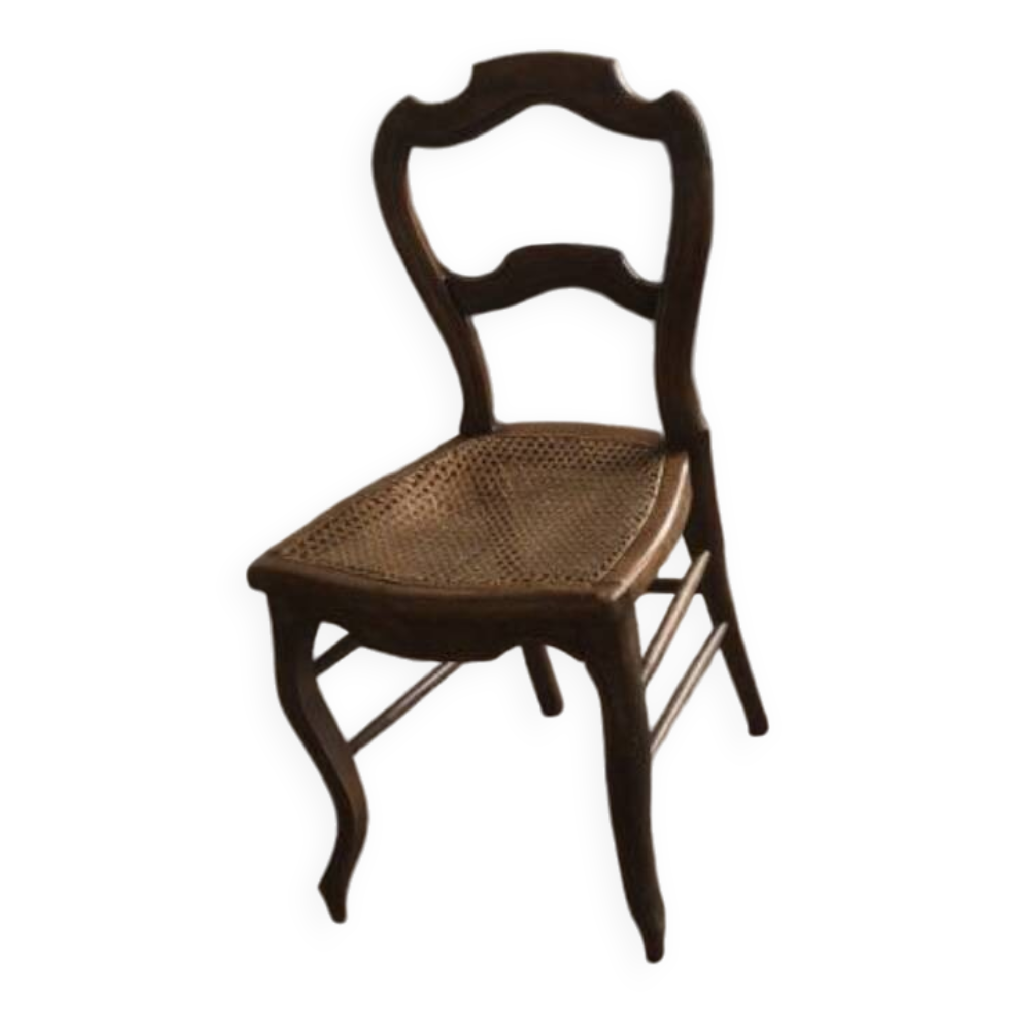 Chaise osier adulte vintage