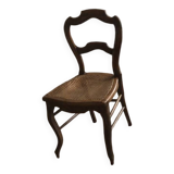 Chaise osier adulte vintage