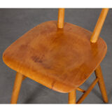Wooden chair produced by Ton, 1960