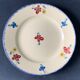 Dessert service 12 plates and 1 dish Mary Lou Digoin Sarreguemines