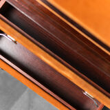 Double bed with alcantara radio 70s vintage modernariato
