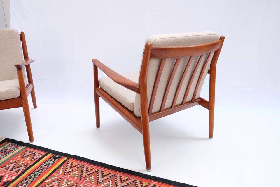 Easy Chair Svend Aage Eriksen in teak, 1960s-70s.