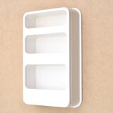 White plastic wall shelf by Jean Lin Viaud, 1970s
