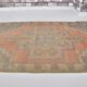 Vintage Handmade Floral Rug sku 2405