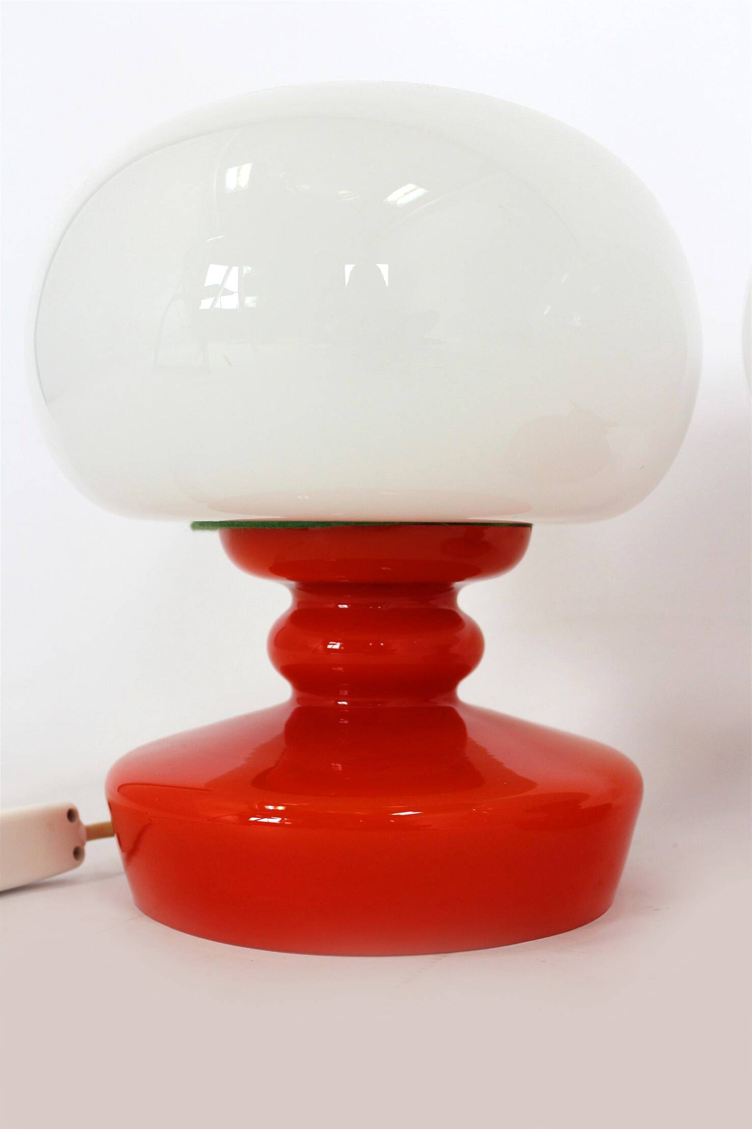 Glass Table Lamps by Stepan Tabery for Osvetlovaci Sklo, 1970s,