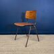 Ensemble de 4 chaises école bois années 70 Pays bas