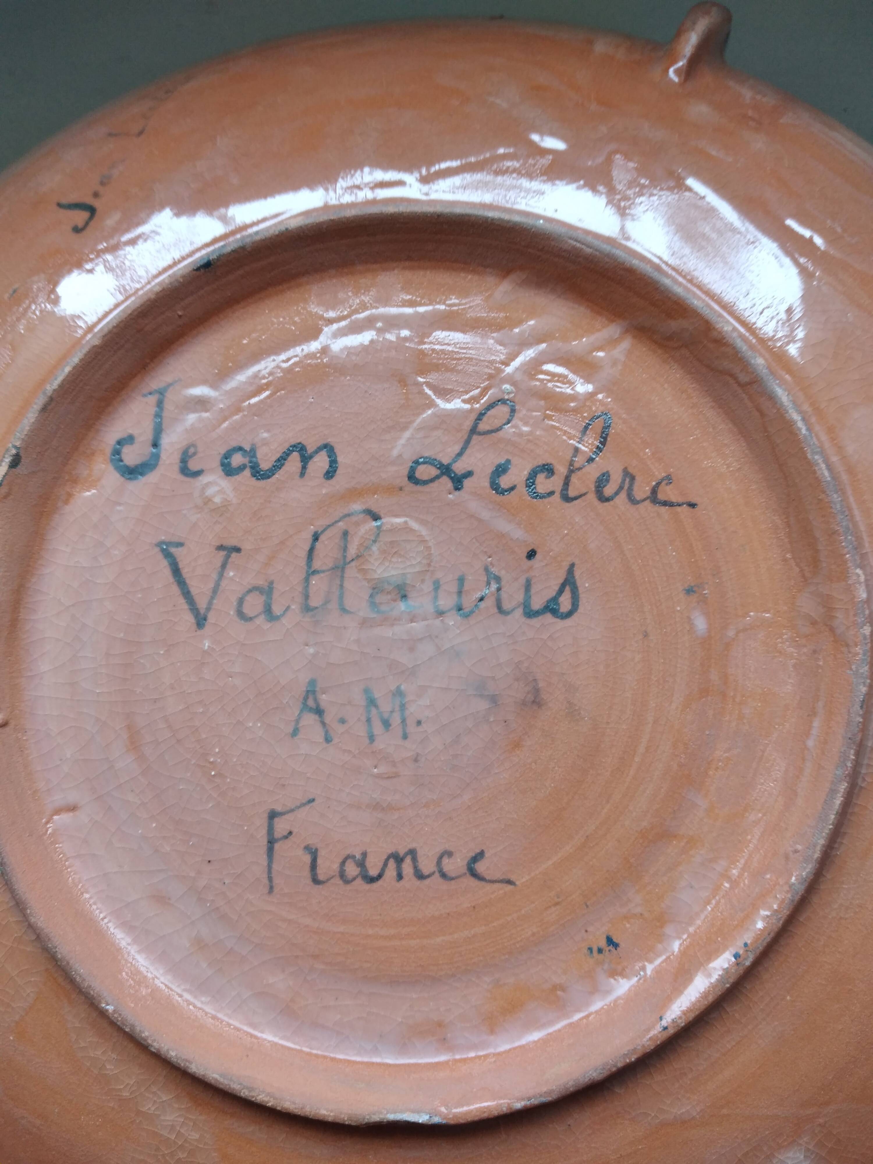 Vallauris plate