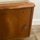 Small wooden piece of furniture with a marble top, 1950s.