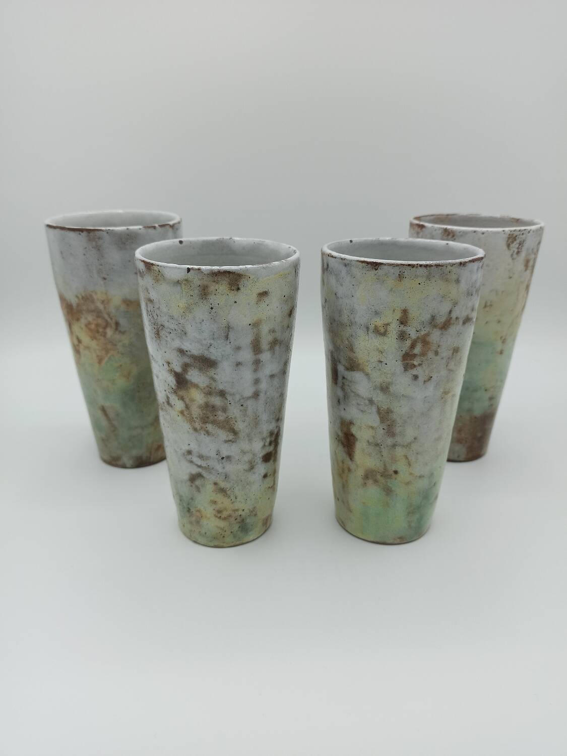Vintage ceramic cups - Alexandre Kostanda - Vallauris