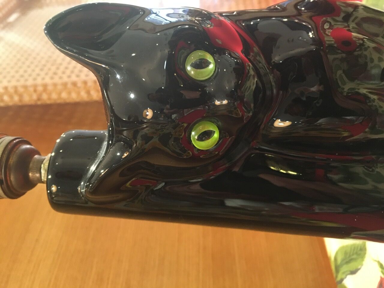 Cat lamp foot from the 80s