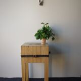 Billot de bouchers en bois