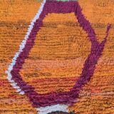 Moroccan handmade wool rug 3 x 2 m