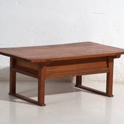 Antique Japanese coffee table with drawers – Showa period (c. 1926-1970) #65