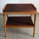 Table basse en bois 2 niveaux années 50-60