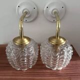 Pair of vintage wall sconces
