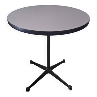 Eames Vitra contract base circular bistro table, 1960s-70s