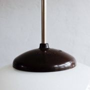 Czechoslovak bakelite hanging school lamp, 1960s