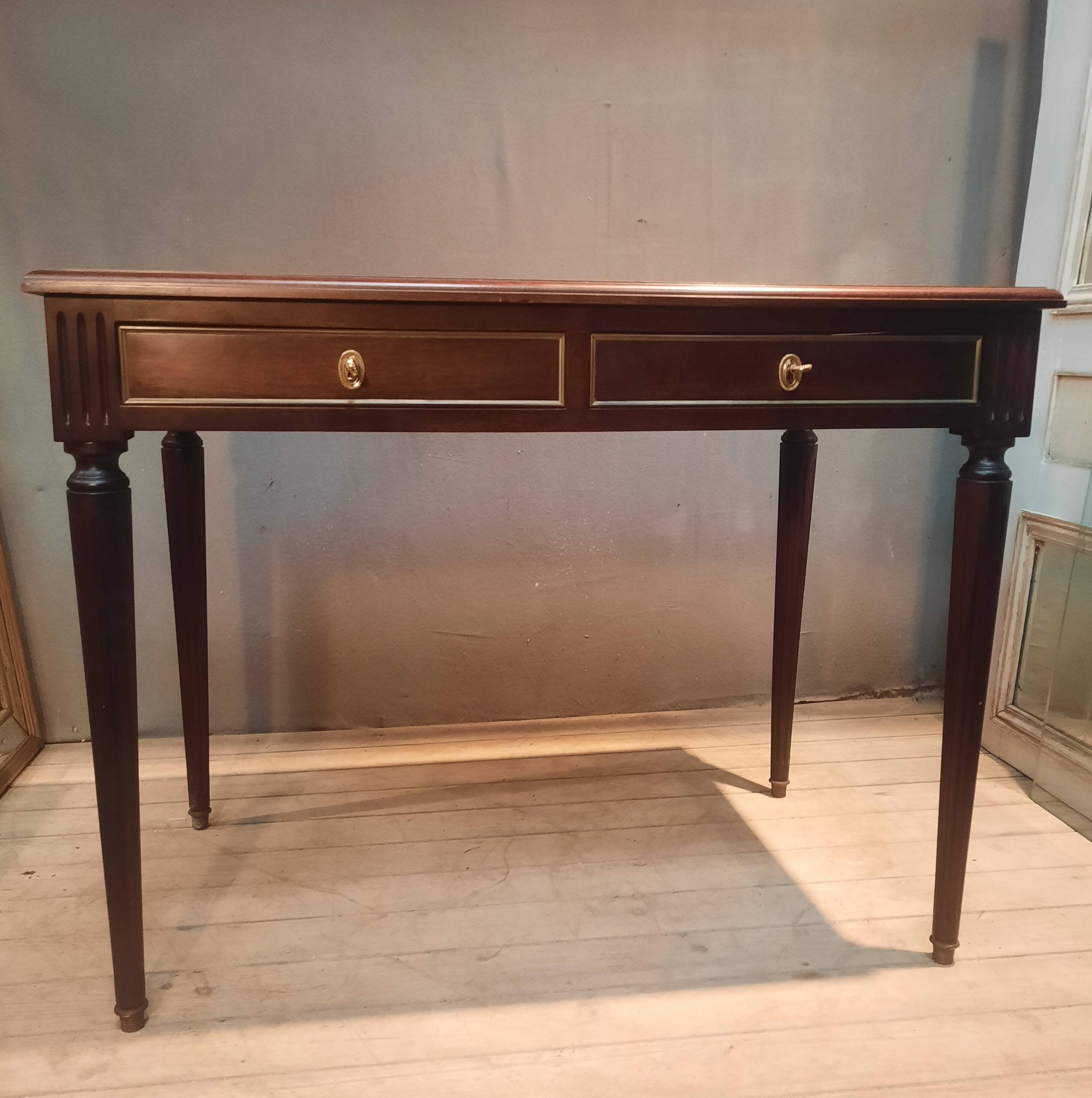 Louis XVI style bureau plat