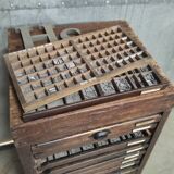 Meuble typographique vintage | Commode typographique authentique