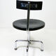 Architects chair with tubular steel frame, height adjustable