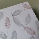 Original print of sage leaves in vintage engraving style