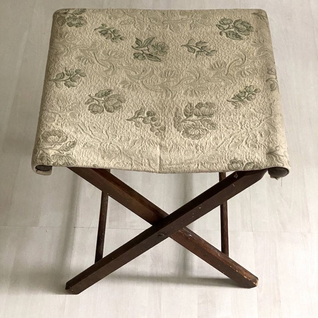 Vintage folding stool
