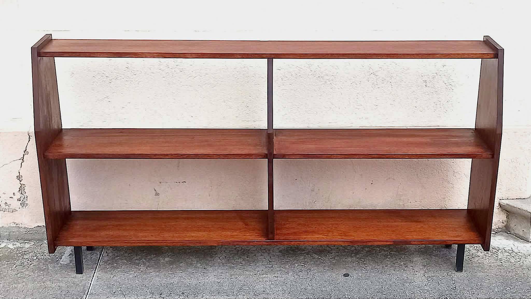 Étagère ou bibliothèque Années 60 Largeur 174 cm